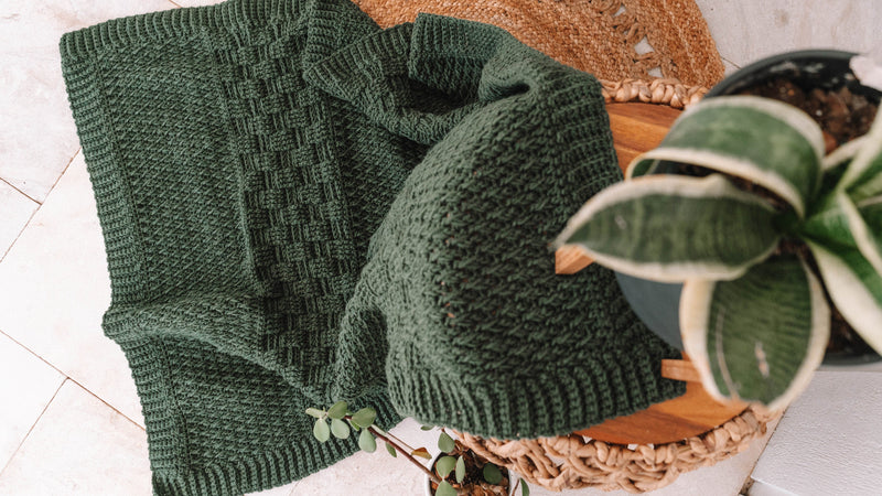 CROCHET PATTERN + VIDEO Totally Textured Crochet Blanket Pattern, Instant Pdf Download, 16 Size Options with Video Tutorial