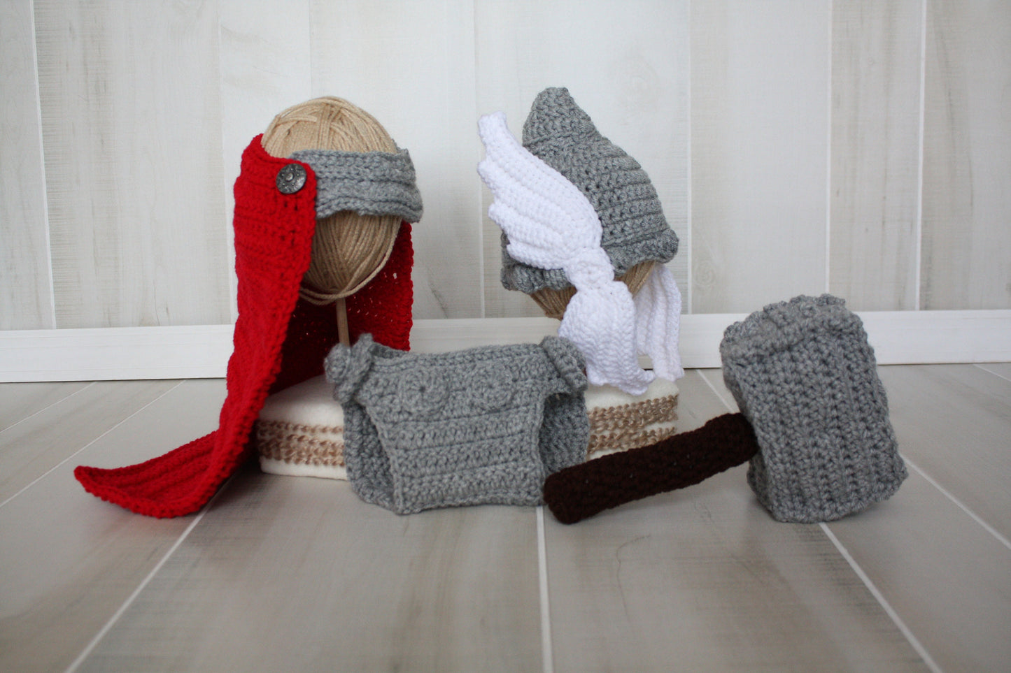 CROCHET PATTERN Thor Crochet Newborn Pattern, Norse God of Thunder. Easy to follow newborn baby crochet pattern. Photography Prop.