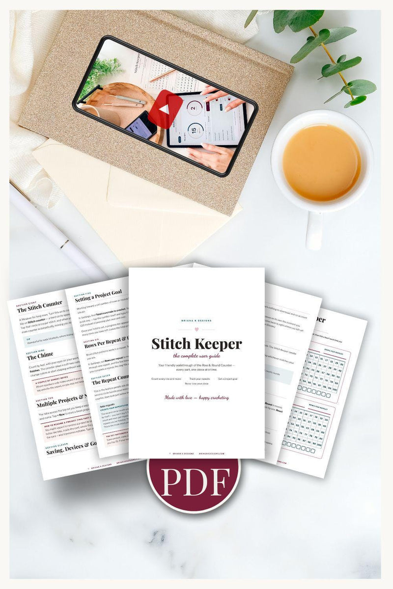 Stitch Keeper: The Row & Round Counter That Remembers Your Place