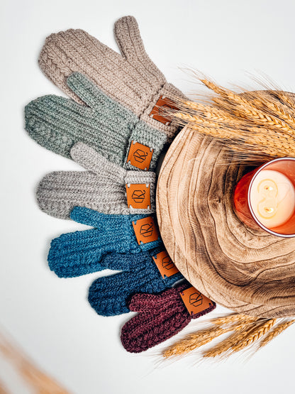 Crochet Cardigan, Mittens and Ear Warmer Pattern Bundle | Autumn Wheat Bundle Up Set | PDF + Video + App