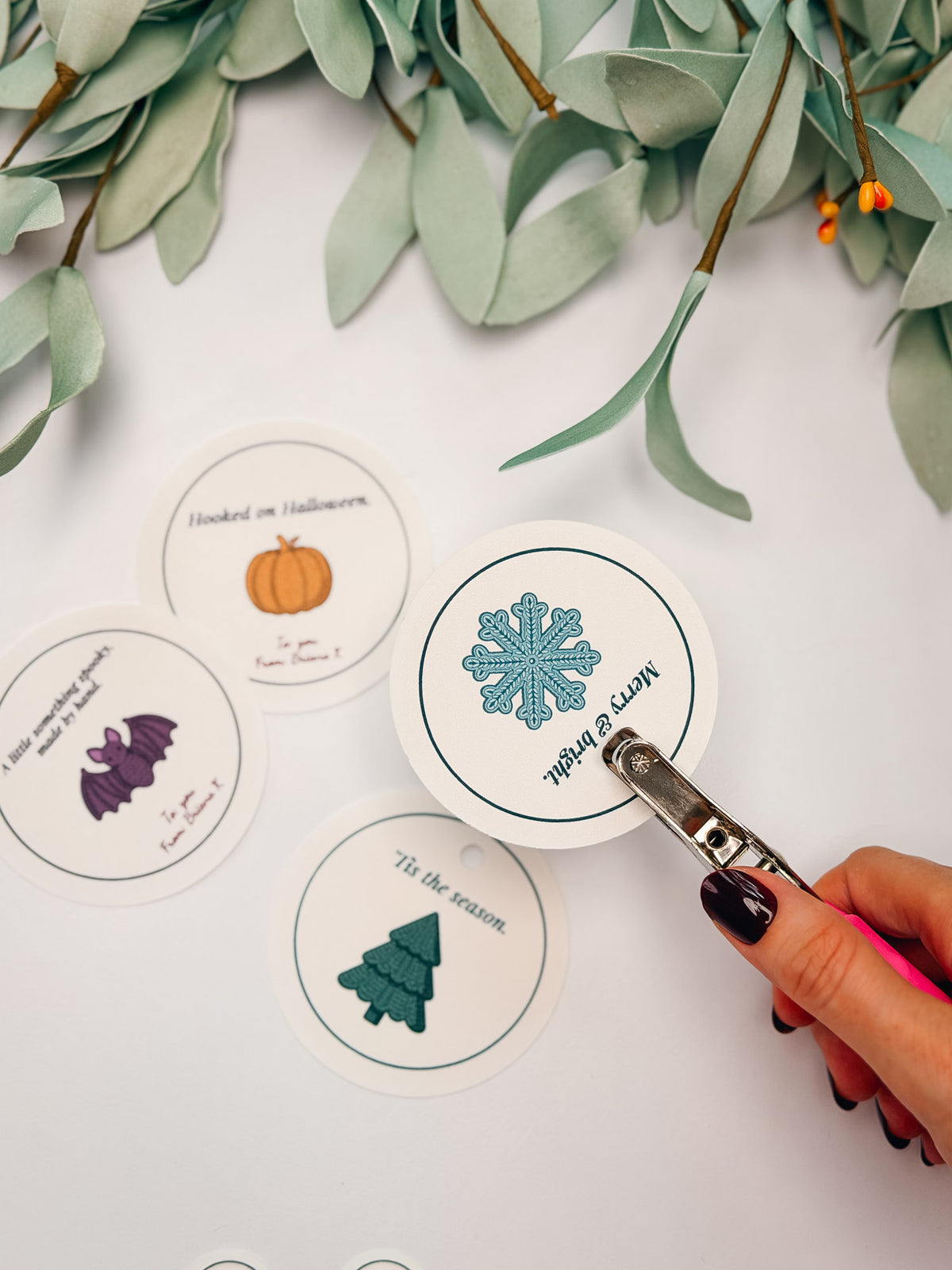Printable Gift Tags and Wine Charms | Custom Tag and Charm Maker Tool