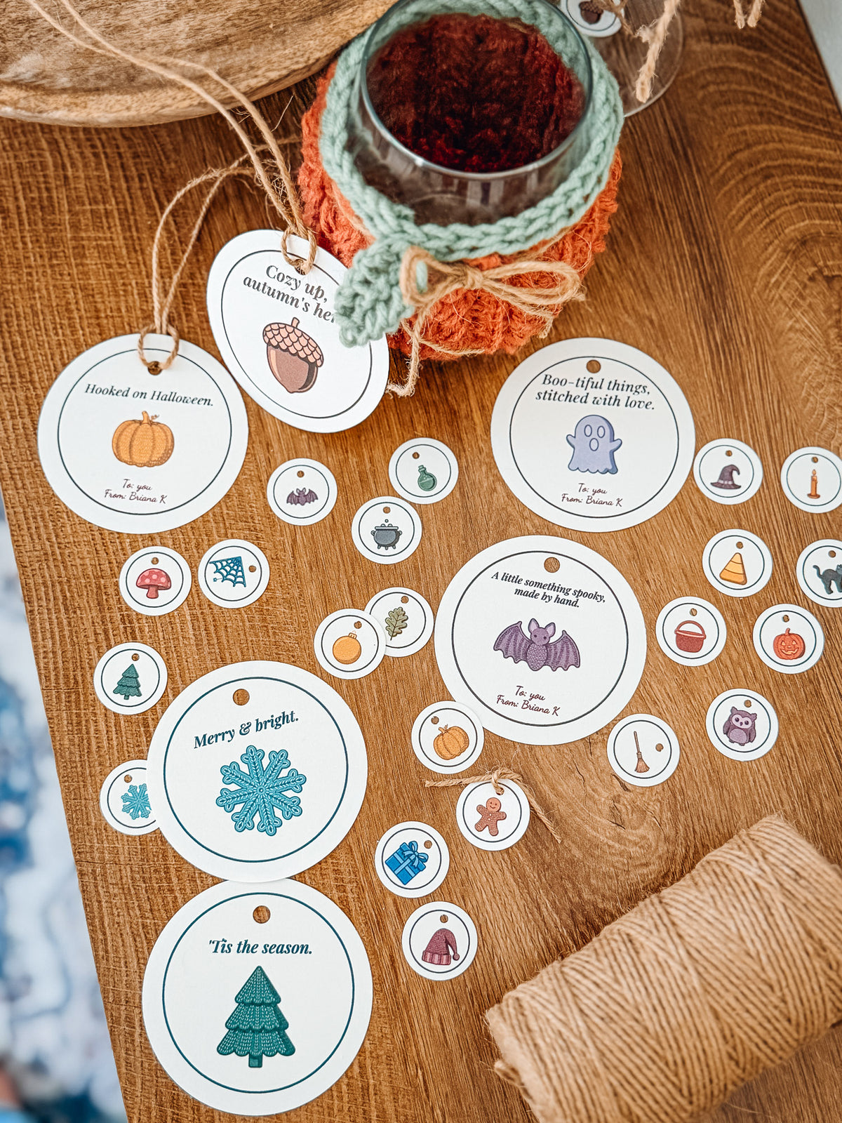 Printable Gift Tags and Wine Charms | Custom Tag and Charm Maker Tool