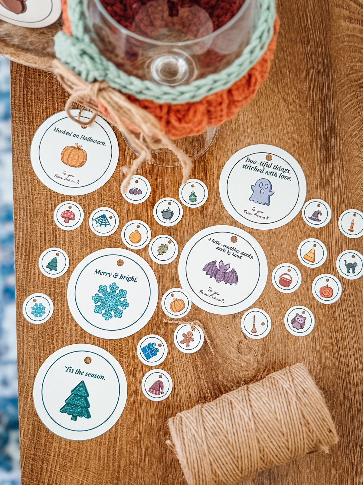 Printable Gift Tags and Wine Charms | Custom Tag and Charm Maker Tool