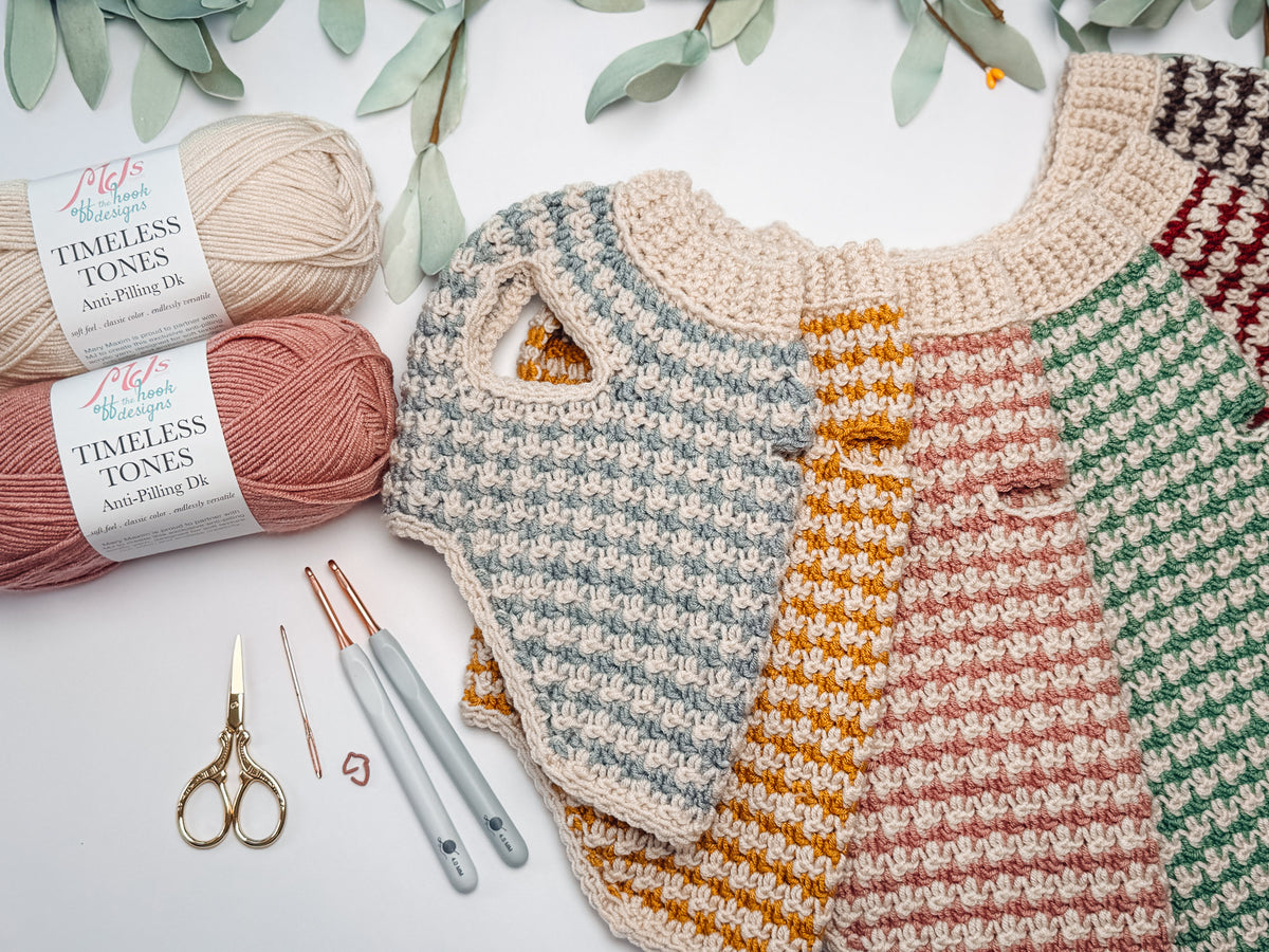 Houndstooth Dog Sweater Crochet Pattern + Video| XXS to 3X