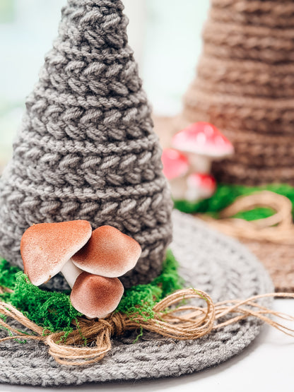 Wheat Stitch Witch Hat Crochet Pattern | 8 Sizes