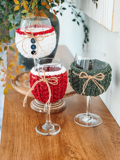 Spells and Spills Crochet Collection | 2 Patterns | Witch Hat + Wine Glass Cover | PDF