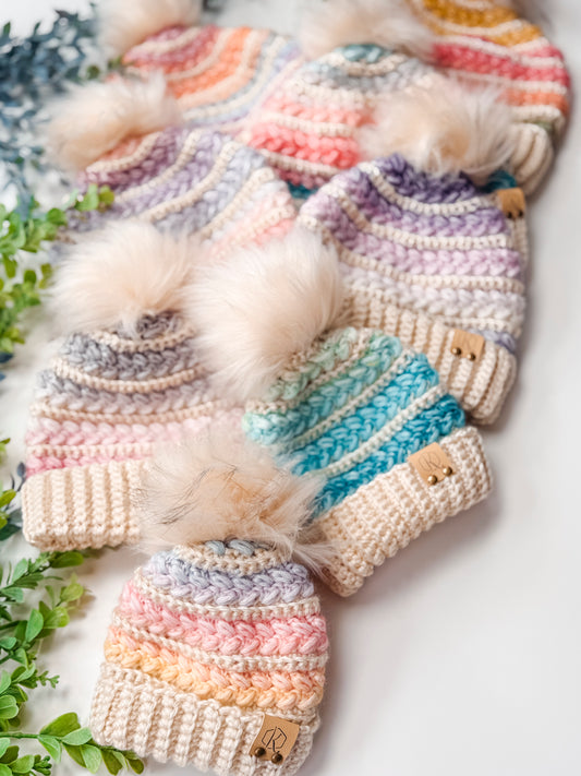 Wheat Stitch™ Beanie Crochet Pattern