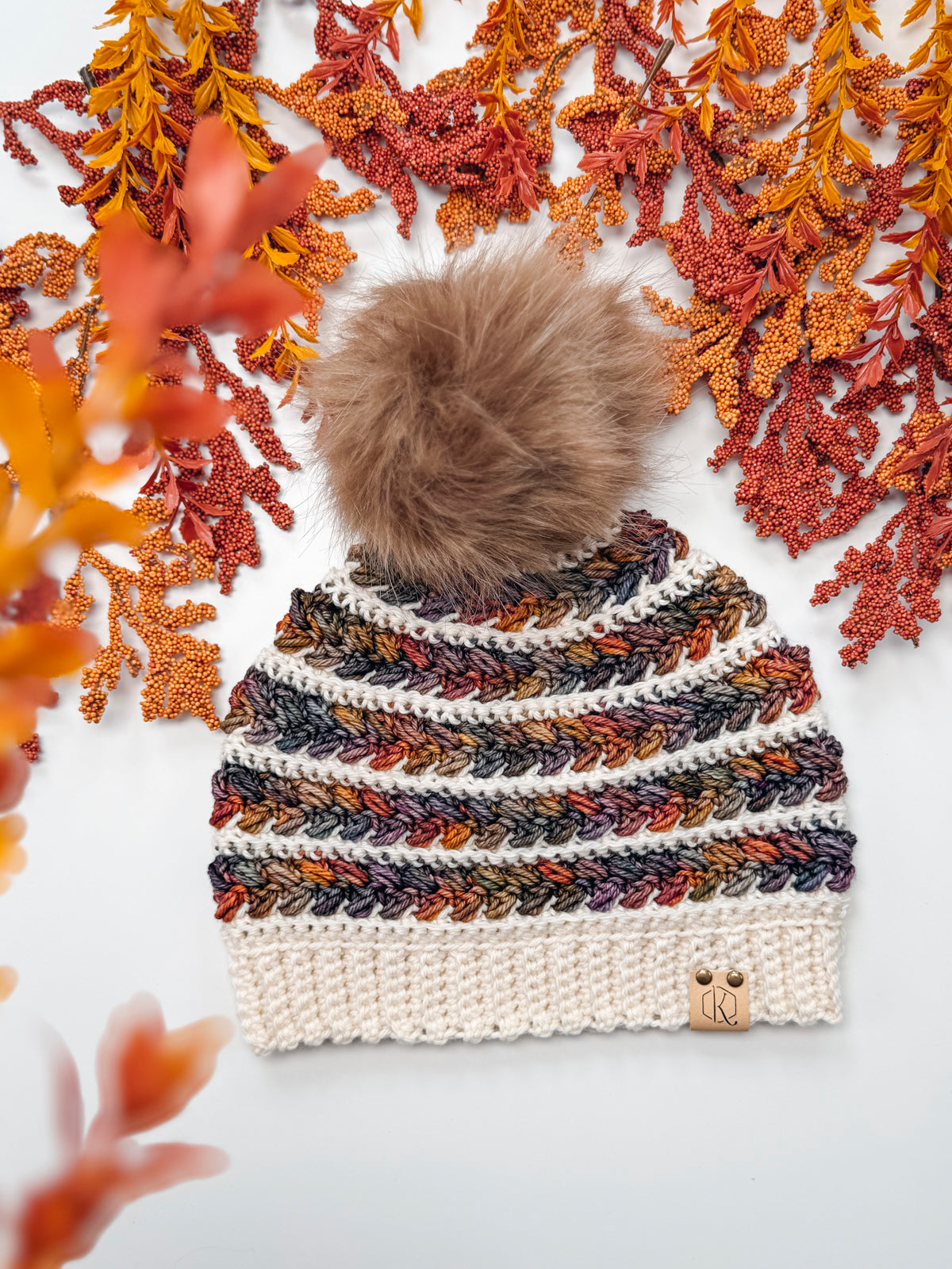 Wheat Stitch Crochet Beanie Pattern PDF