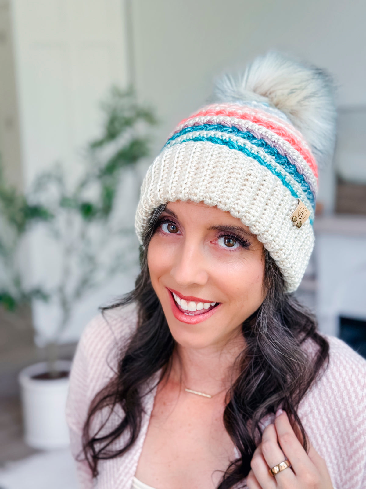 Wheat Stitch Crochet Beanie Pattern PDF