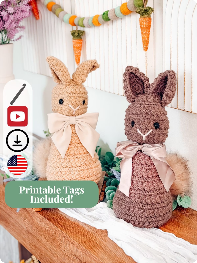 Wheat Stitch™ Easter Crochet Pattern Trio Bundle PDF
