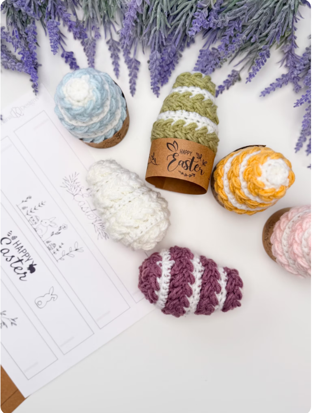 Wheat Stitch™ Easter Crochet Pattern Trio Bundle PDF