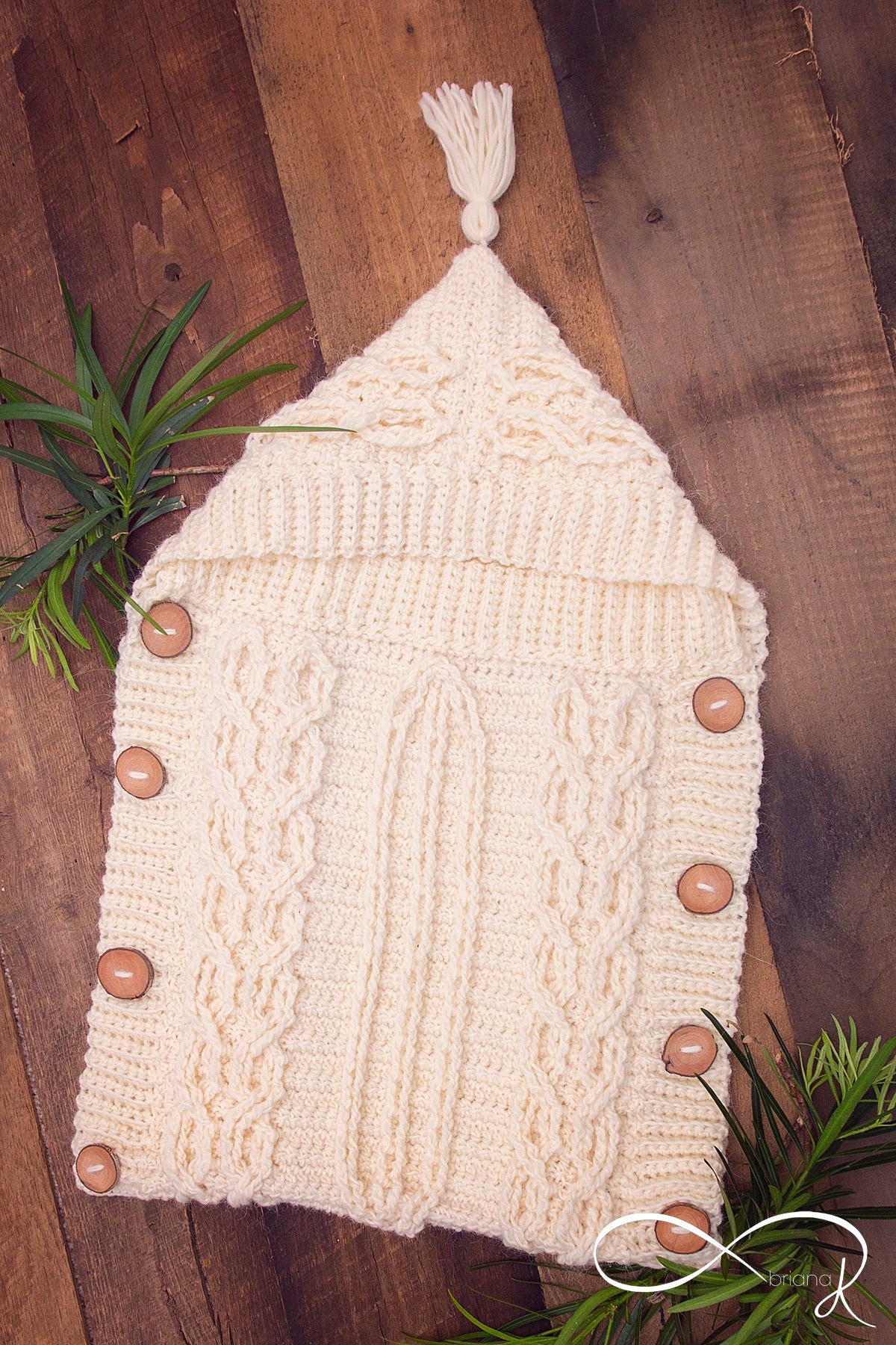 CROCHET PATTERN Infinity Baby Cocoon with Infinity Crochet! An exciting way to create stunning crochet cables! Newborn Crochet Pattern