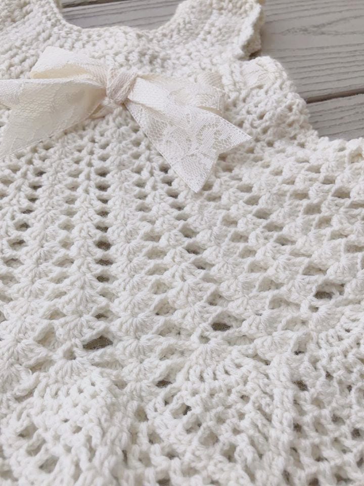 CROCHET PATTERN Sophia Heirloom Dress Crochet Pattern, Newborn to 3 months, Baptism, Blessing, Baby Gift, Beautiful Baby Dress