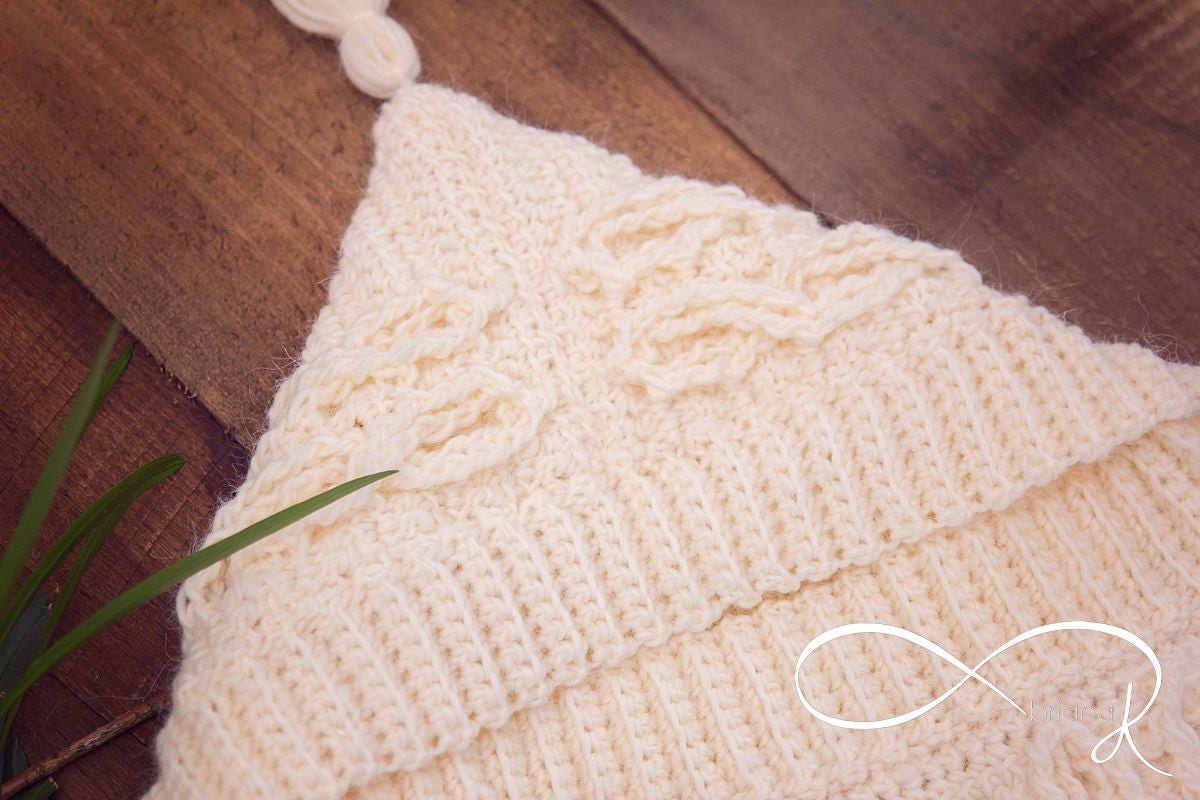 CROCHET PATTERN Infinity Baby Cocoon with Infinity Crochet! An exciting way to create stunning crochet cables! Newborn Crochet Pattern