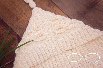 CROCHET PATTERN Infinity Baby Cocoon with Infinity Crochet! An exciting way to create stunning crochet cables! Newborn Crochet Pattern
