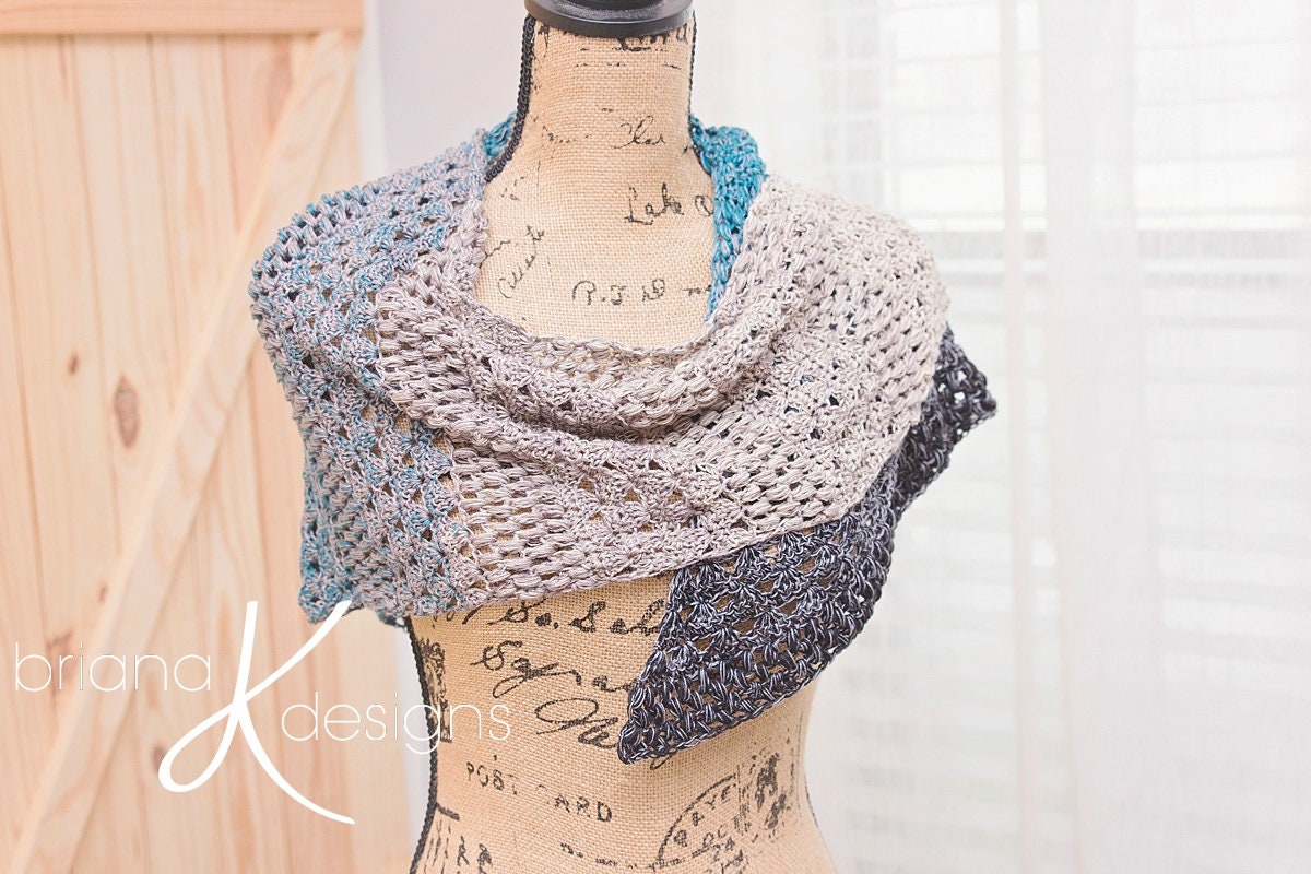 CROCHET PATTERN It's a Wrap Shawl Crochet Easy Pattern, Women's Accessory, Easy to Follow Pattern with Chart