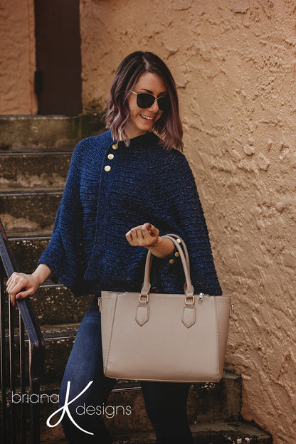 CROCHET PATTERN Crochet Posh Cape Jacket Pattern, DIY Jacket, Instant Download, Easy Crochet Pattern, Women's Fashion