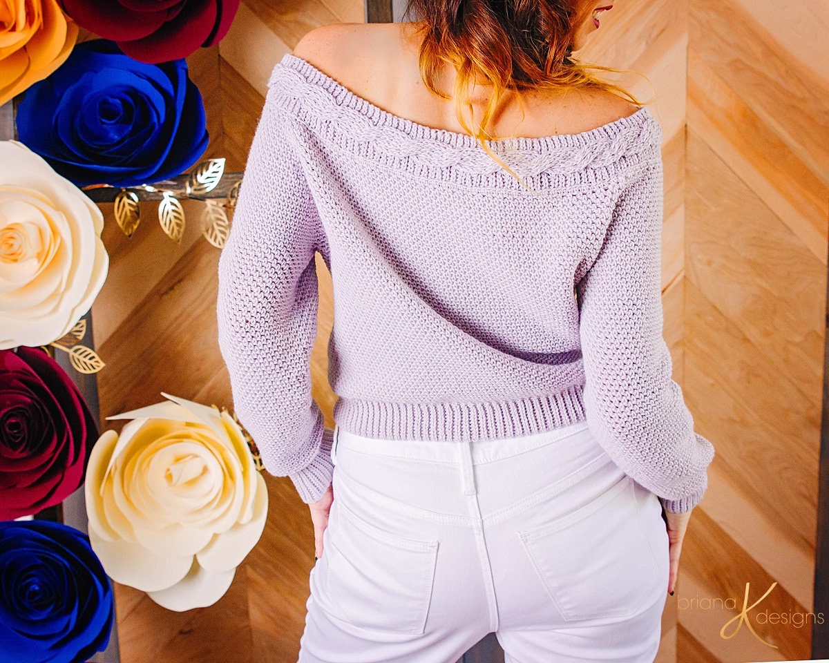 CROCHET PATTERN + VIDEO Valencia Infinity Cable Crochet Sweater Instant Download Size Small to 4x Crochet Pattern Fall & Winter Wear Fashion