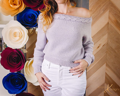 CROCHET PATTERN + VIDEO Valencia Infinity Cable Crochet Sweater Instant Download Size Small to 4x Crochet Pattern Fall & Winter Wear Fashion