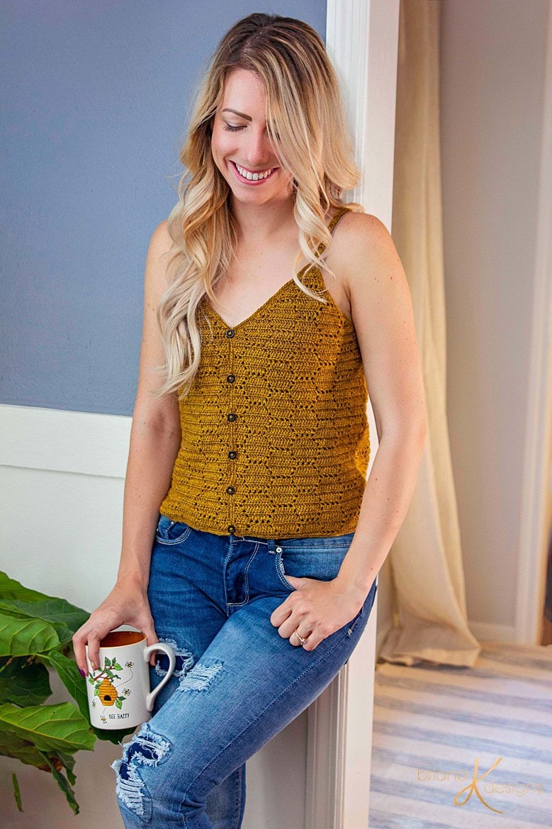 CROCHET PATTERN Honeycomb Crochet Tank Top Pattern, Size Small to 3x Crochet Pattern, Spring & Summer Women's Wear Fashion