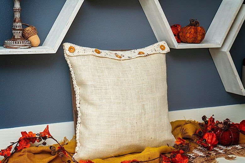 CROCHET PATTERN Hello Fall Crochet Pillow Cover Home Decor, Includes Chart, Holiday Fall Decor Crochet Pattern
