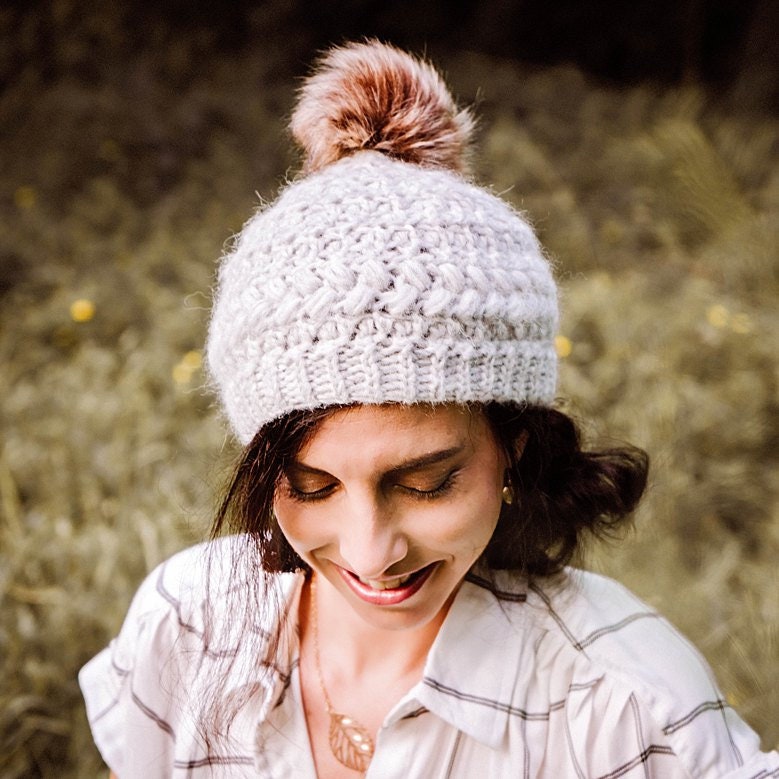 CROCHET PATTERN + VIDEO Macchiato Beanie Hat Crochet Pattern, Toque Beanie in sizes Baby, toddler, Child, Teen, Adult How To Pattern