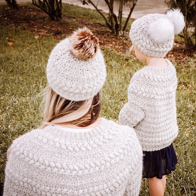 CROCHET PATTERN + VIDEO Macchiato Beanie Hat Crochet Pattern, Toque Beanie in sizes Baby, toddler, Child, Teen, Adult How To Pattern