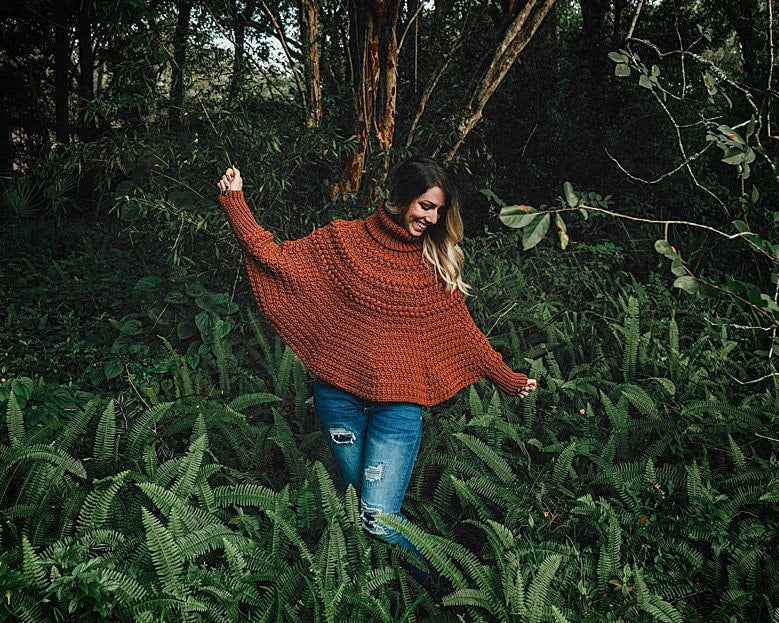 CROCHET PATTERN + VIDEO Macchiato Crochet Poncho Pattern, Baby, Toddler, Child, Adult, Plus Size Crochet Pattern, Fall & Winter Wear Fashion
