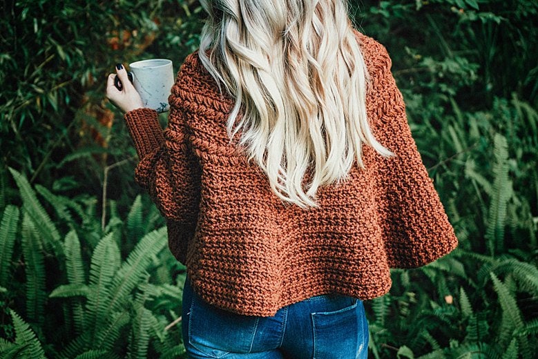 CROCHET PATTERN + VIDEO Macchiato Crochet Poncho Pattern, Baby, Toddler, Child, Adult, Plus Size Crochet Pattern, Fall & Winter Wear Fashion