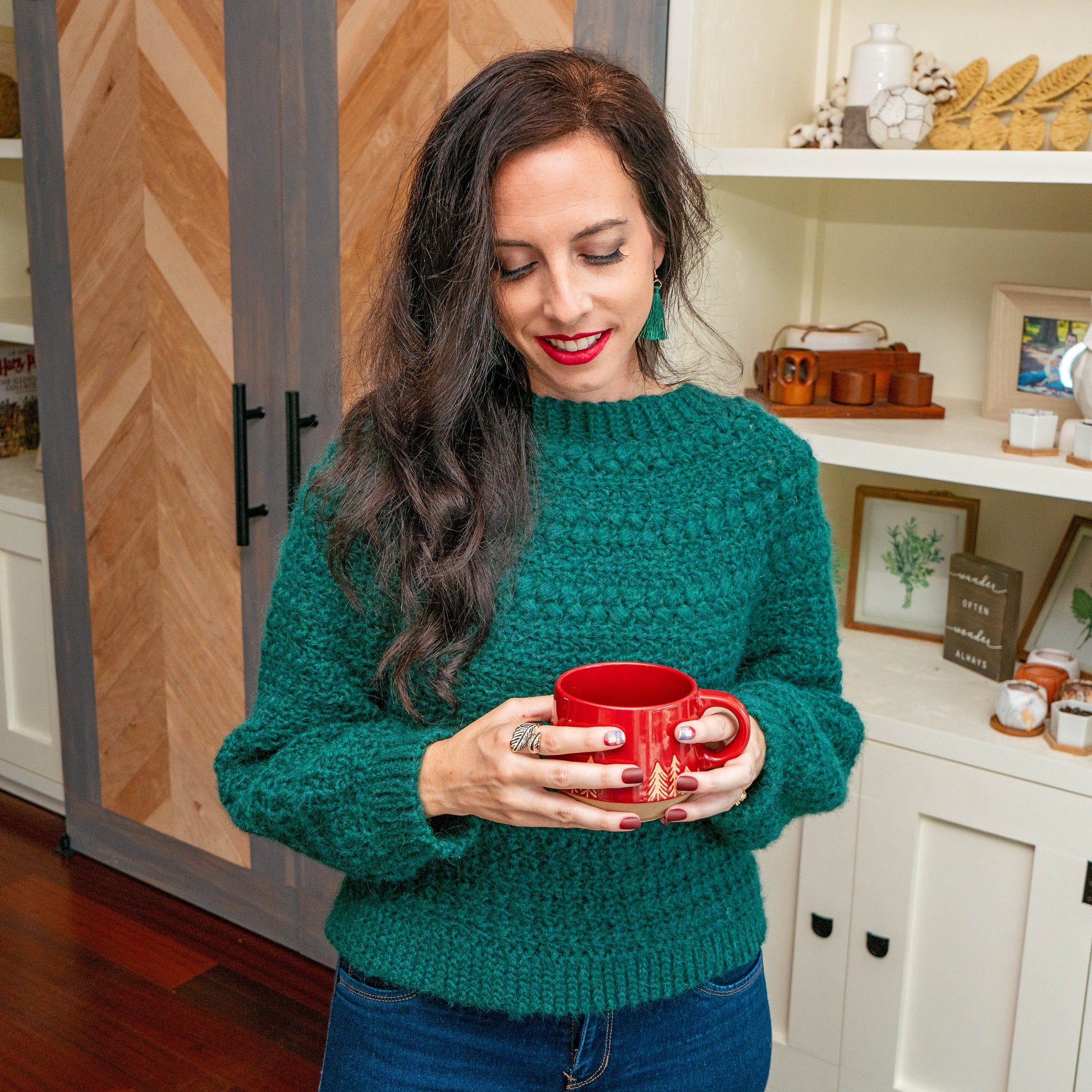 CROCHET PATTERN + VIDEO Macchiato Crochet Sweater Pullover, xs to 5X Crochet Pattern, Fall & Winter Wear Fashion