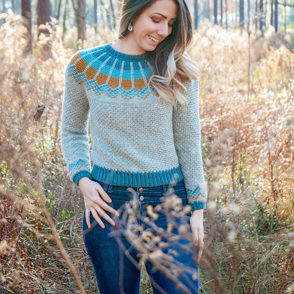 CROCHET PATTERN + VIDEO Traveler Fair Isle Crochet Sweater, xs to 5x sizes, Pullover Crochet Colorwork Pattern, Video Tutorial Incl.