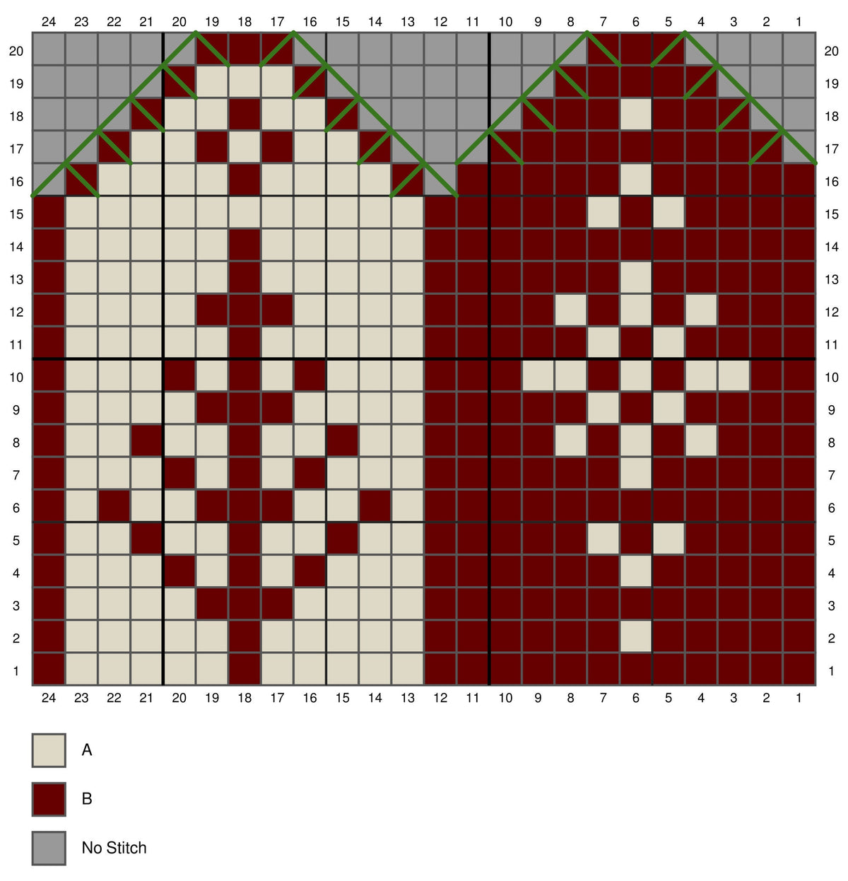 CROCHET PATTERN Deer Fair Isle Crochet Mitten Pattern, One Size Crochet Pattern, Winter Glove Mitten Accessories