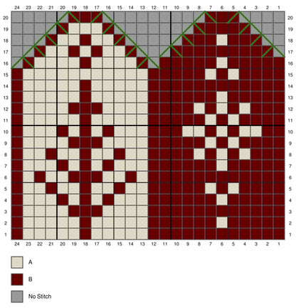 CROCHET PATTERN Deer Fair Isle Crochet Mitten Pattern, One Size Crochet Pattern, Winter Glove Mitten Accessories