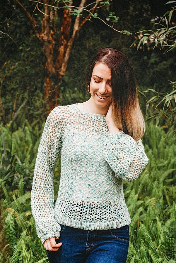 CROCHET PATTERN + VIDEO Muse Summer Crochet Lace Top Pattern, Size xs to 5X Crochet Pattern, Spring & Summer Women's Wear Fashion