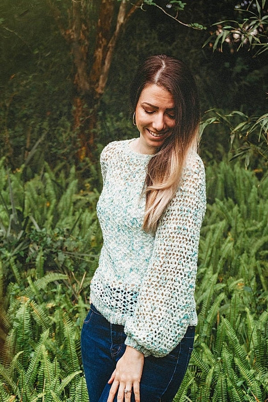 CROCHET PATTERN + VIDEO Muse Summer Crochet Lace Top Pattern, Size xs to 5X Crochet Pattern, Spring & Summer Women's Wear Fashion