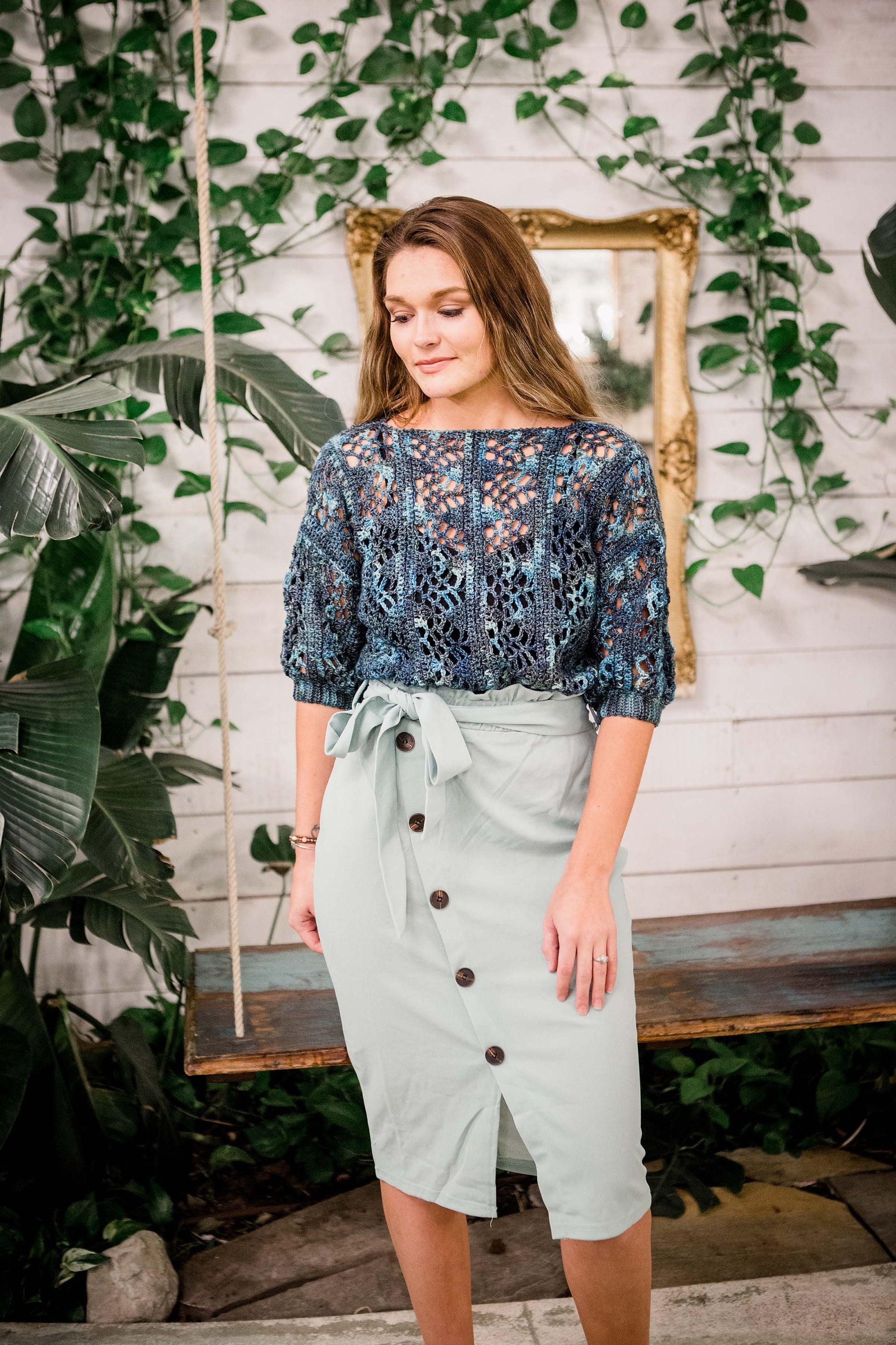 CROCHET PATTERN + VIDEO Key Largo Crochet Top Pattern, Size X-Small to 5x Crochet Pattern, Spring & Summer Women's Wear Fashion