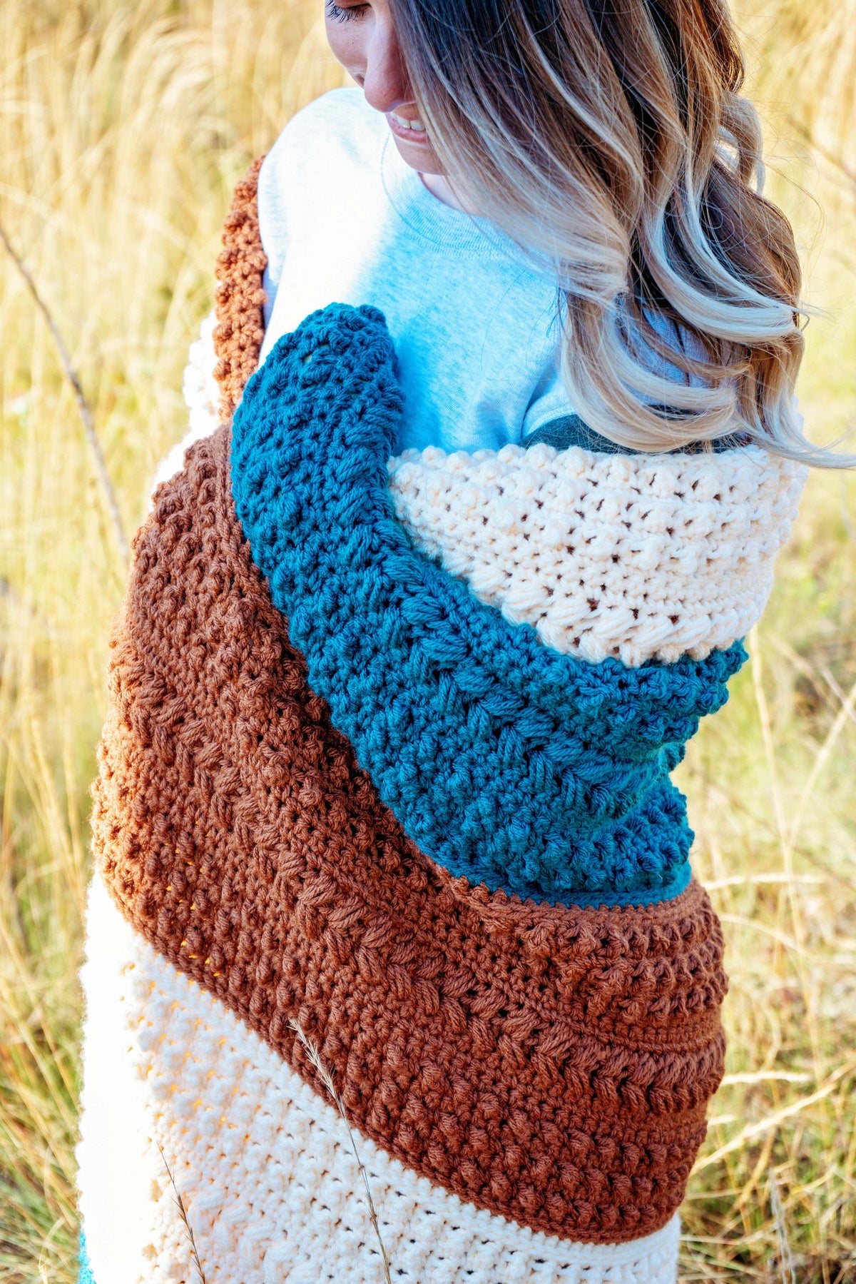 CROCHET PATTERN + VIDEO Sanibel Crochet Blanket, Home Decor, Crochet Video Tutorial Included, Diy Crochet Blanket