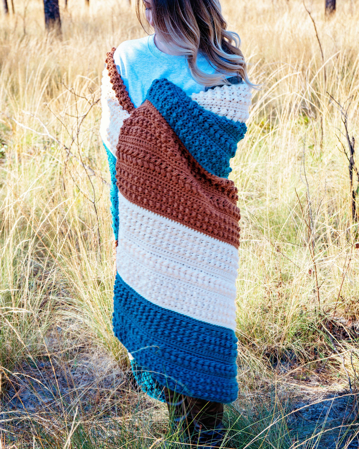 CROCHET PATTERN + VIDEO Sanibel Crochet Blanket, Home Decor, Crochet Video Tutorial Included, Diy Crochet Blanket