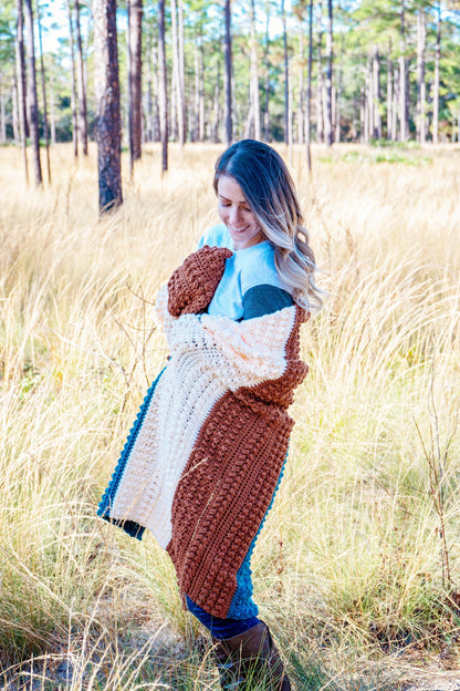 CROCHET PATTERN + VIDEO Sanibel Crochet Blanket, Home Decor, Crochet Video Tutorial Included, Diy Crochet Blanket