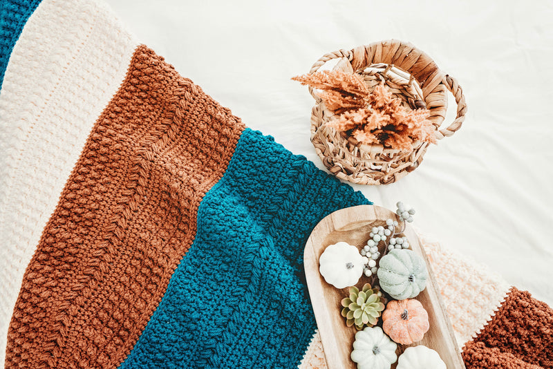 CROCHET PATTERN + VIDEO Sanibel Crochet Blanket, Home Decor, Crochet Video Tutorial Included, Diy Crochet Blanket