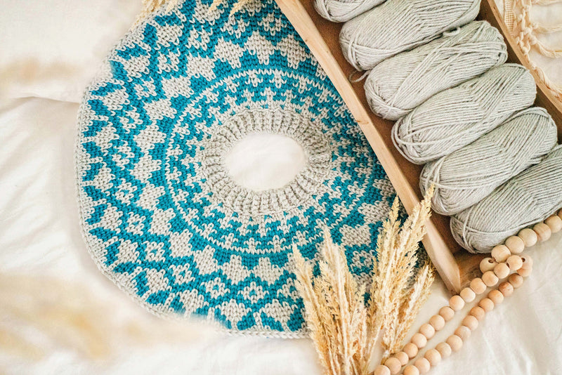 CROCHET PATTERN + VIDEO Arizona Fair Isle Crochet Sweater Dress, xs-5x sizes, Pullover Crochet Colorwork Pattern, Video Tutorial Incl.