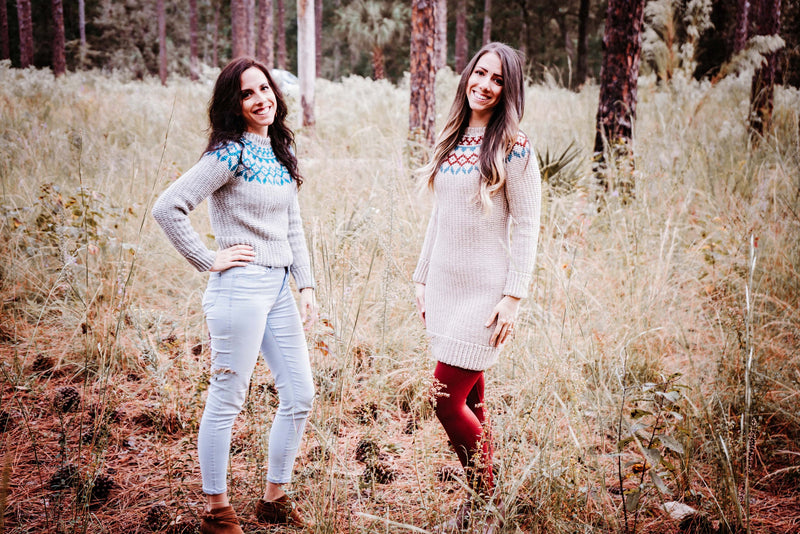 CROCHET PATTERN + VIDEO Arizona Fair Isle Crochet Sweater Dress, xs-5x sizes, Pullover Crochet Colorwork Pattern, Video Tutorial Incl.