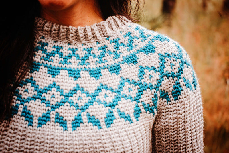 CROCHET PATTERN + VIDEO Arizona Fair Isle Crochet Sweater Dress, xs-5x sizes, Pullover Crochet Colorwork Pattern, Video Tutorial Incl.
