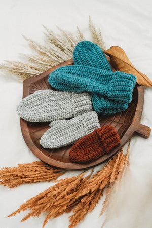 CROCHET PATTERN + VIDEO How to Crochet Mittens, Baby-Adult Crochet Pattern, Winter Glove Mitten Accessories, Beginner Crochet