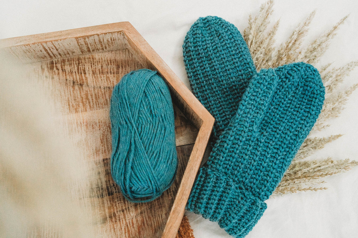 CROCHET PATTERN + VIDEO How to Crochet Mittens, Baby-Adult Crochet Pattern, Winter Glove Mitten Accessories, Beginner Crochet