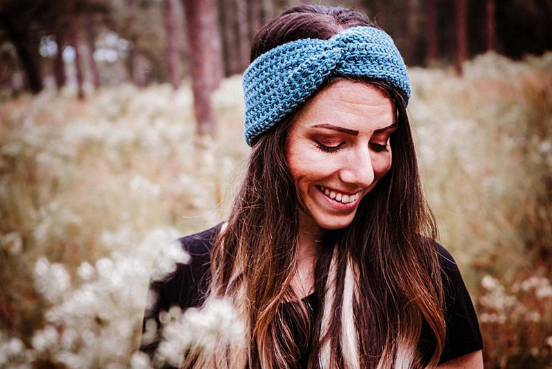 CROCHET PATTERN + VIDEO Easy Crochet Headband Earwarmer Pattern Easy Adjustable Sizing With Video Tutorial Headband Pattern Crochet Pattern