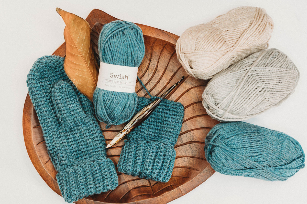CROCHET PATTERN + VIDEO How to Crochet Mittens, Baby-Adult Crochet Pattern, Winter Glove Mitten Accessories, Beginner Crochet