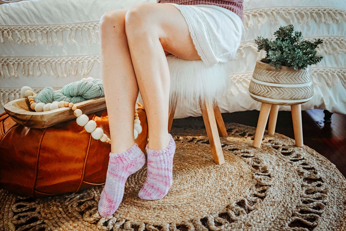 CROCHET PATTERN + VIDEO Simple & Best Crochet Sock Pattern, Instant Download, Easy to follow footwear fashion, beginner crochet pattern