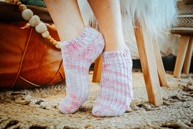 CROCHET PATTERN + VIDEO Simple & Best Crochet Sock Pattern, Instant Download, Easy to follow footwear fashion, beginner crochet pattern