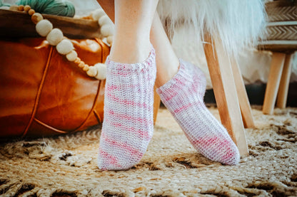 CROCHET PATTERN + VIDEO Simple & Best Crochet Sock Pattern, Instant Download, Easy to follow footwear fashion, beginner crochet pattern